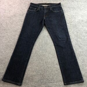J BRAND Mens Kane Slim Straight Jeans 31 Dark Wash Indigo Resonate Made in USA